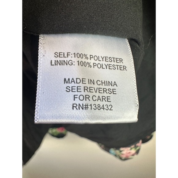 Modcloth Floral Print Mock Neck LS Dress Women's Plus Size 4X *Belt NOT Included - Picture 8 of 12